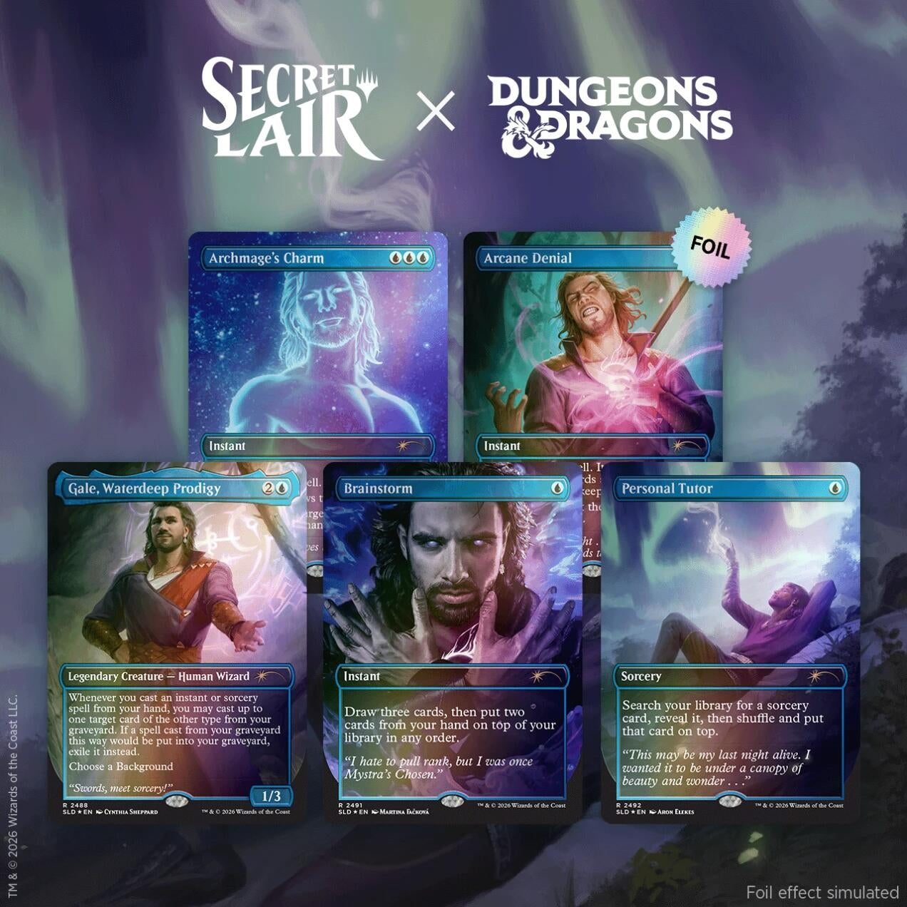 Image for Secret Lair Drop: Secret Lair x Dungeons & Dragons: Gale's Ambition - Traditional Foil Edition - Magic: The Gathering