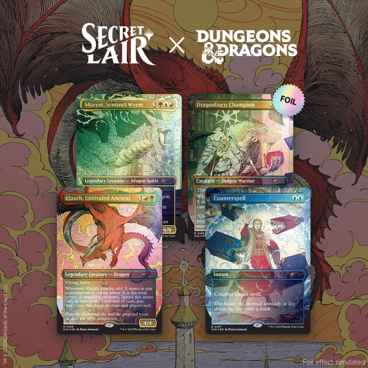 Image for Secret Lair Drop: Secret Lair x Dungeons & Dragons: Whispers in Candlekeep - Foil Edition - Magic: The Gathering