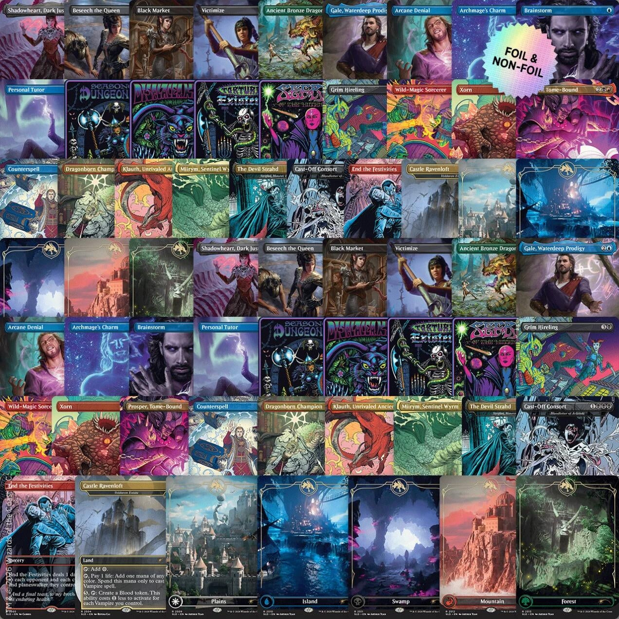 Image for Secret Lair Drop: Roll for Initiative Superdrop: The All Dice Cast Bundle - Magic: The Gathering