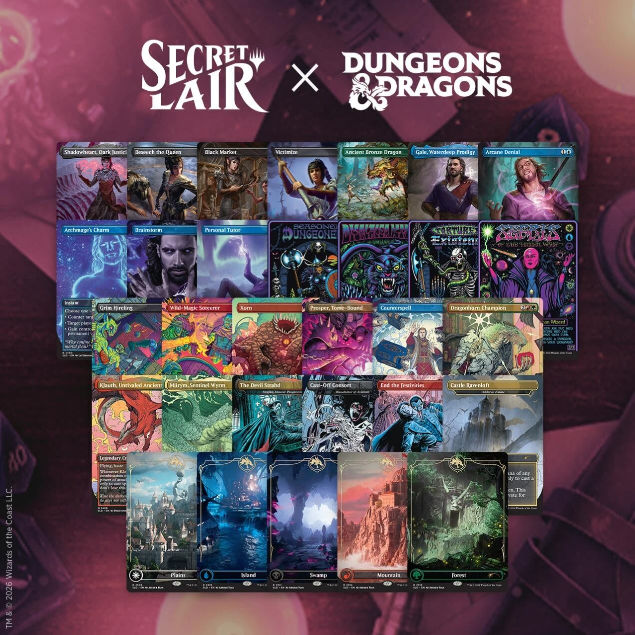 Image for Secret Lair Drop: Roll for Initiative Superdrop: The Bag of Holding Non-Foil Bundle - Magic: The Gathering