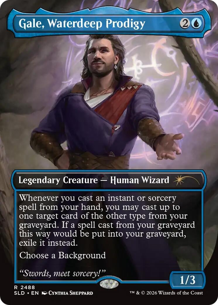 Image for Gale, Waterdeep Prodigy (2488) (SLD) - Magic: The Gathering