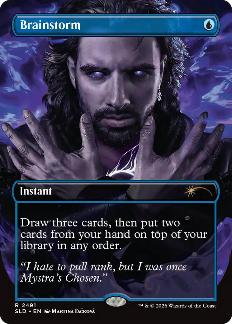 Image for Brainstorm (2491) (2491) (SLD) - Magic: The Gathering