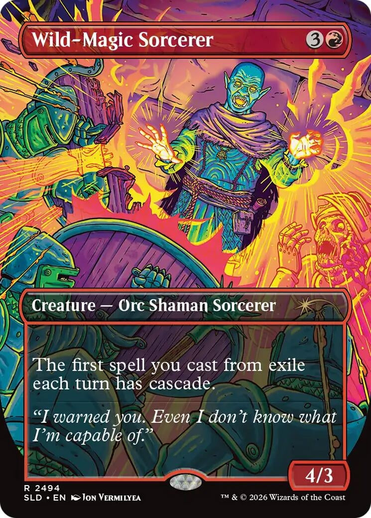 Image for Wild-Magic Sorcerer (2494) (SLD) - Magic: The Gathering