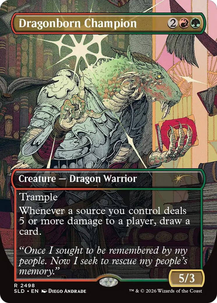 Image for Dragonborn Champion (2498) (SLD) - Magic: The Gathering