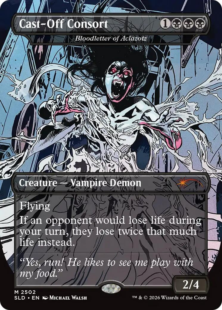 Image for Cast-Off Consort - Bloodletter of Aclazotz (2502) (SLD) - Magic: The Gathering