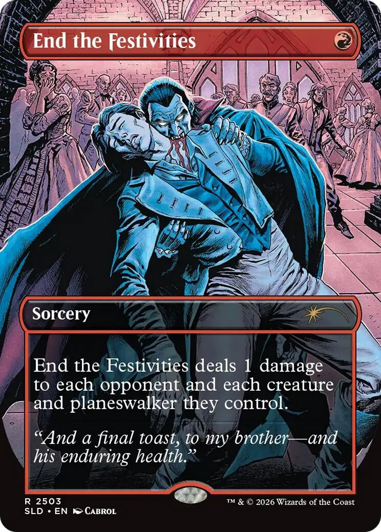 Image for End the Festivities (2503) (SLD) - Magic: The Gathering