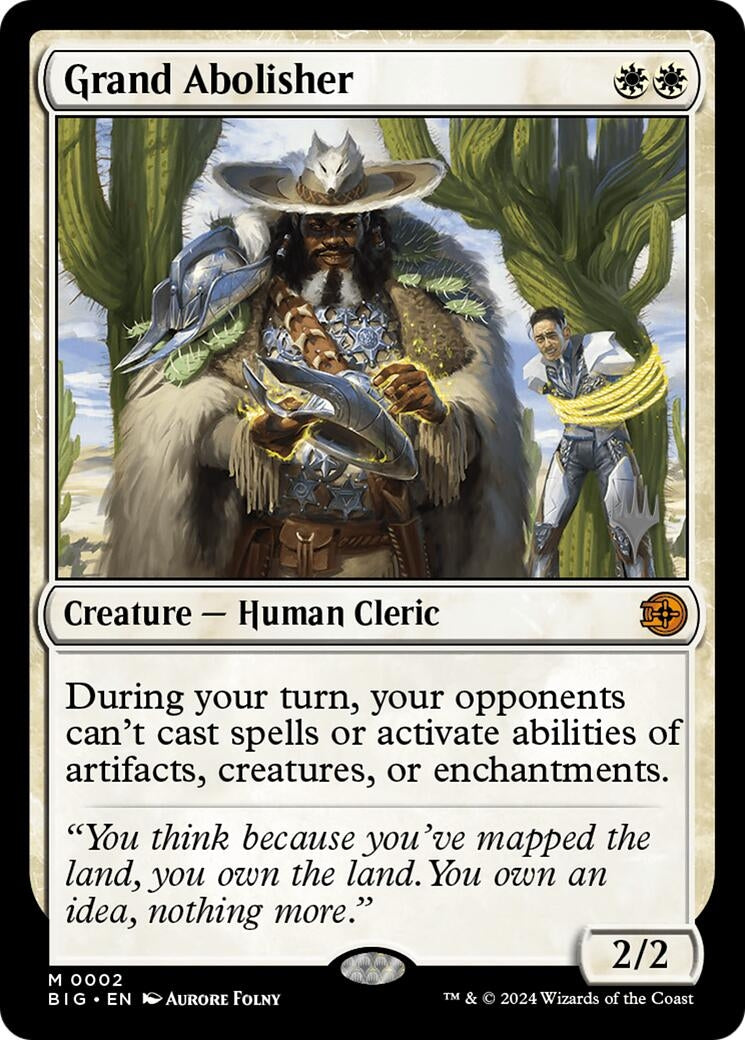 Image for Grand Abolisher (2) (PPECL) - Magic: The Gathering