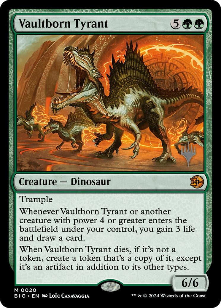 Image for Vaultborn Tyrant (20) (PPECL) - Magic: The Gathering