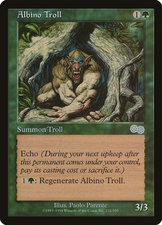 Image for Albino Troll (231) (USG) - Magic: The Gathering