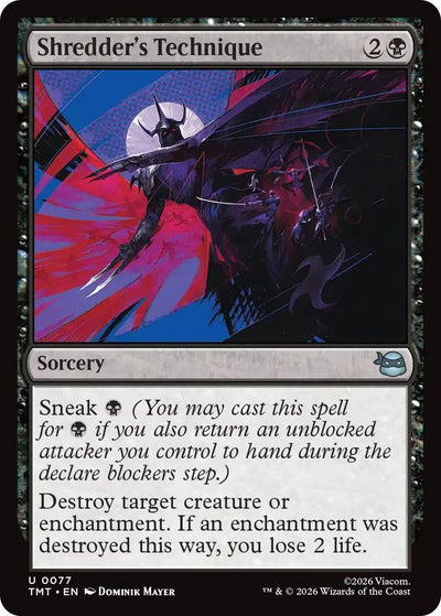 Shredder's Technique (77) (TMT)