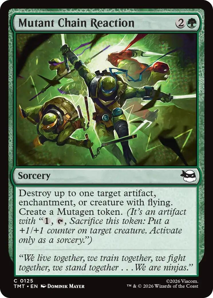 Image for Mutant Chain Reaction (125) (TMT) - Magic: The Gathering