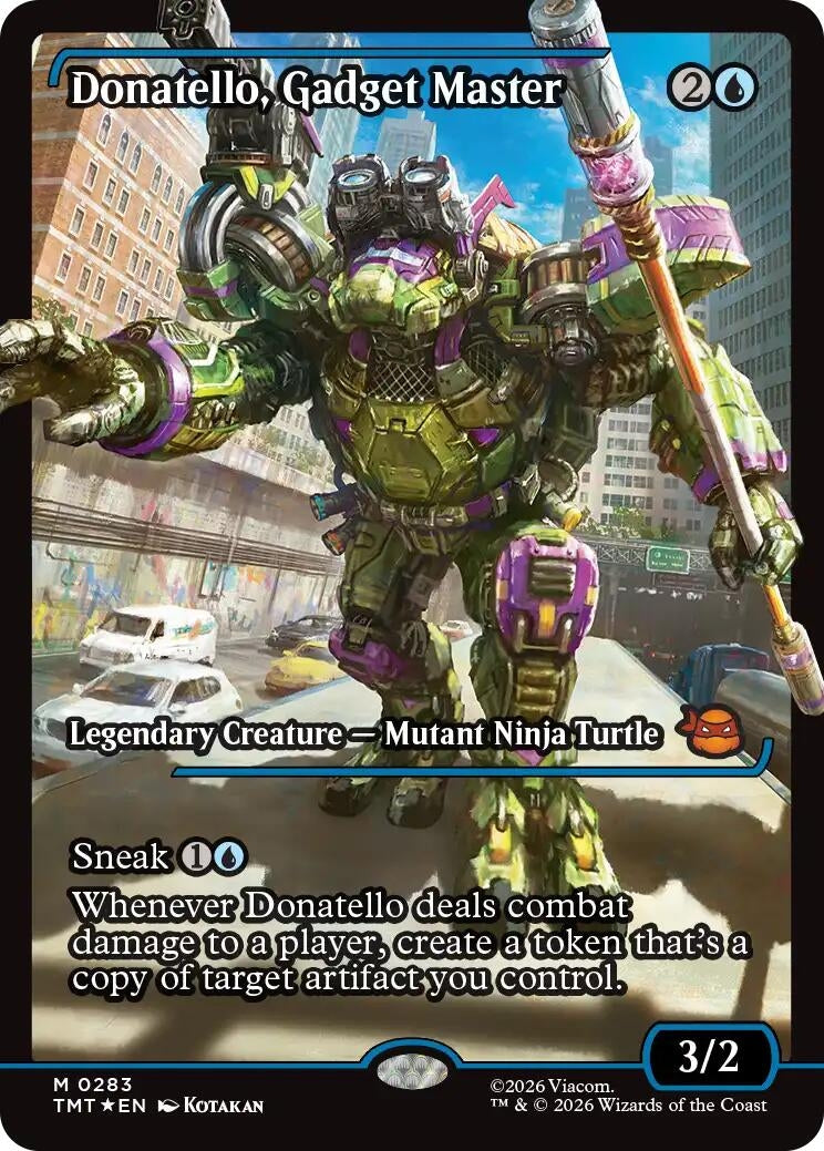 Image for Donatello, Gadget Master (Showcase) (283) (TMT) - Magic: The Gathering