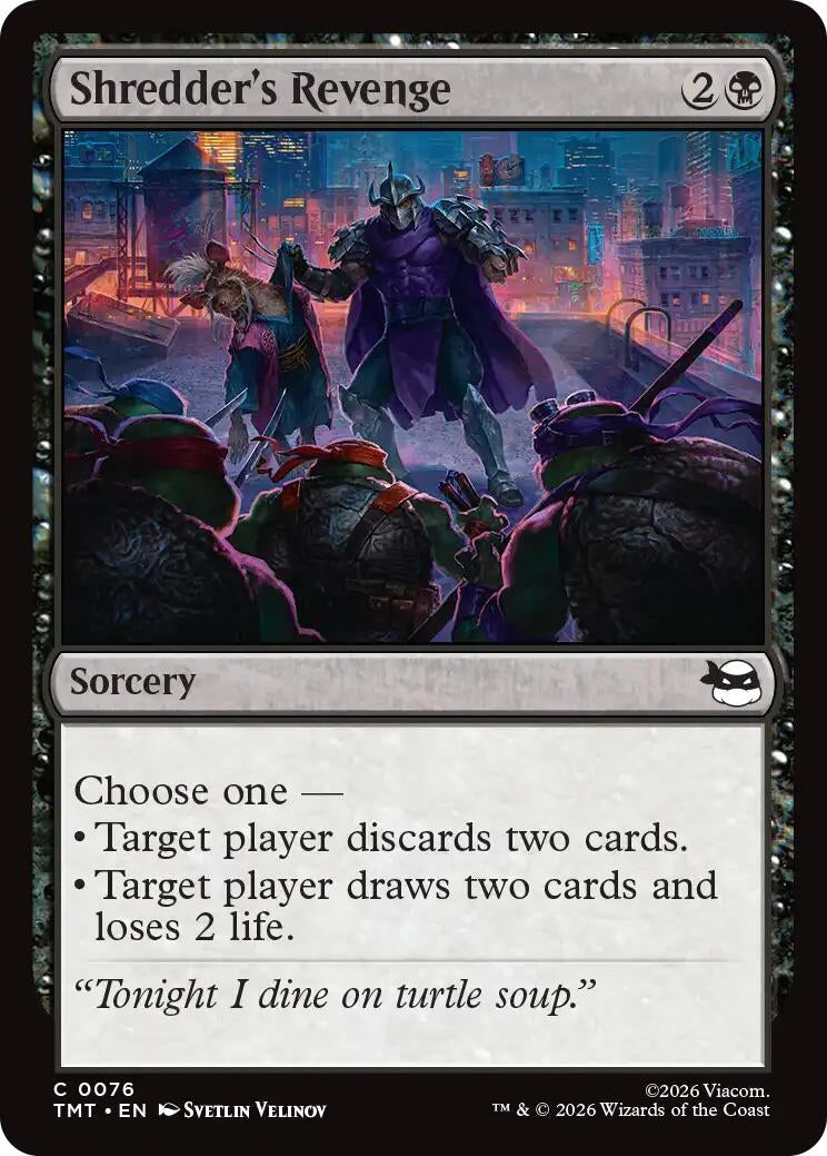 Image for Shredder's Revenge (76) (TMT) - Magic: The Gathering