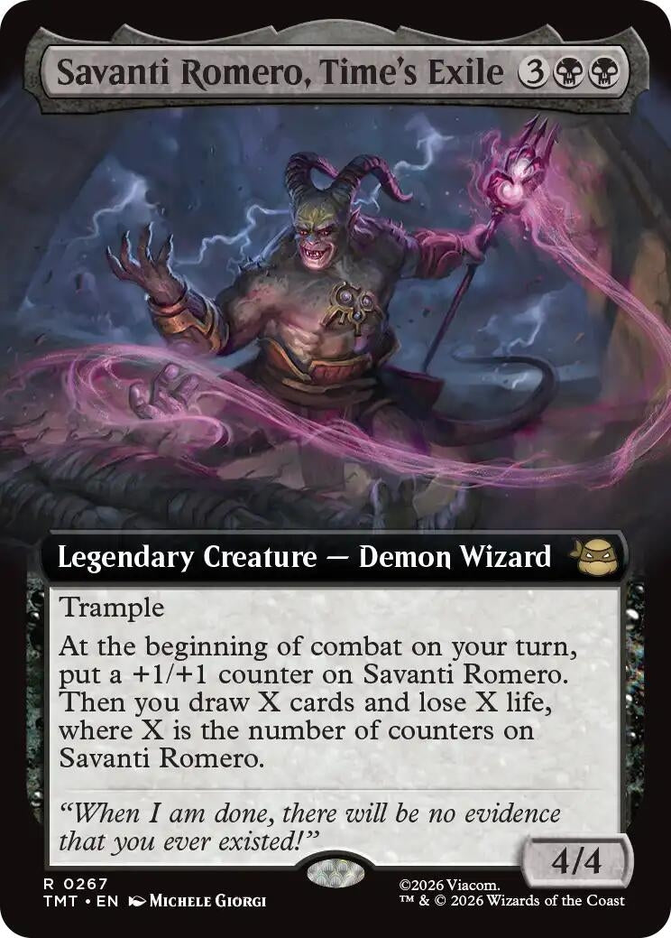 Image for Savanti Romero, Time's Exile (Extended Art) (267) (TMT) - Magic: The Gathering