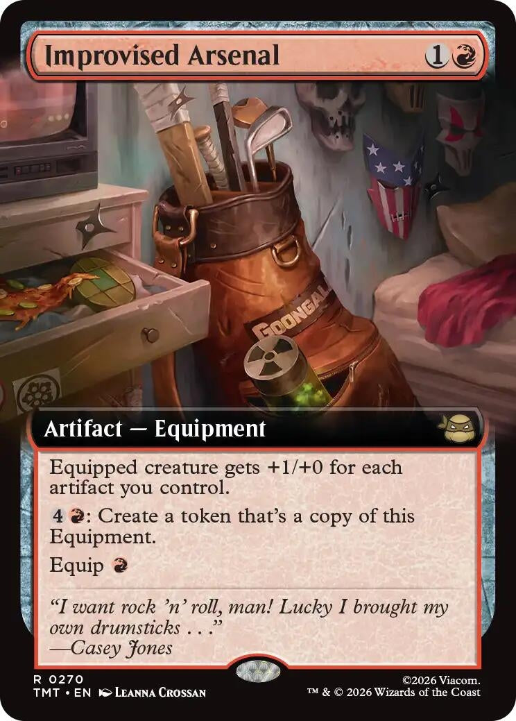 Image for Improvised Arsenal (Extended Art) (270) (TMT) - Magic: The Gathering