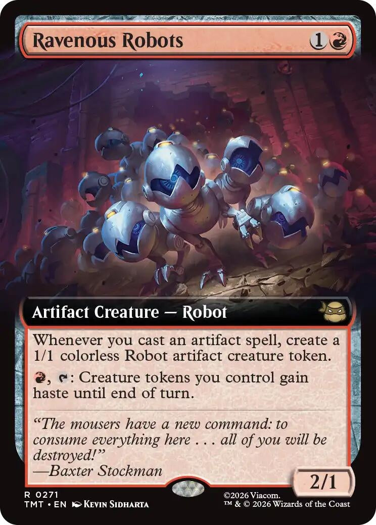 Image for Ravenous Robots (Extended Art) (271) (TMT) - Magic: The Gathering