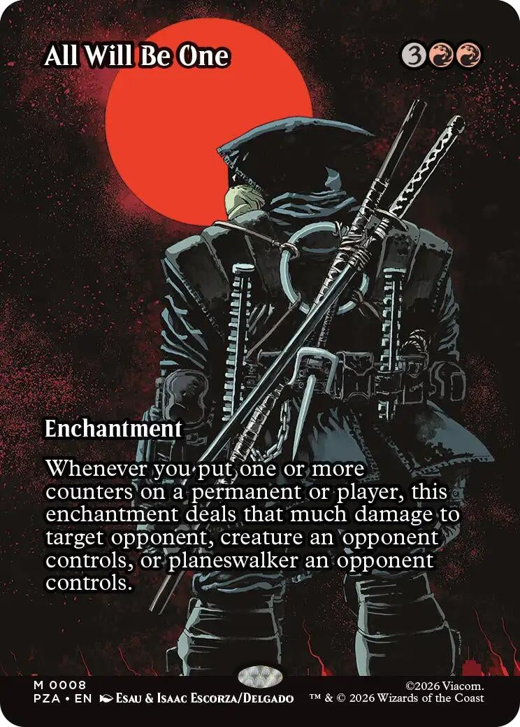 Image for All Will Be One (Borderless) (8) (PZA) - Magic: The Gathering