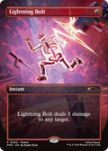 Image for Lightning Bolt (Borderless) (2) (UMP) - Magic: The Gathering