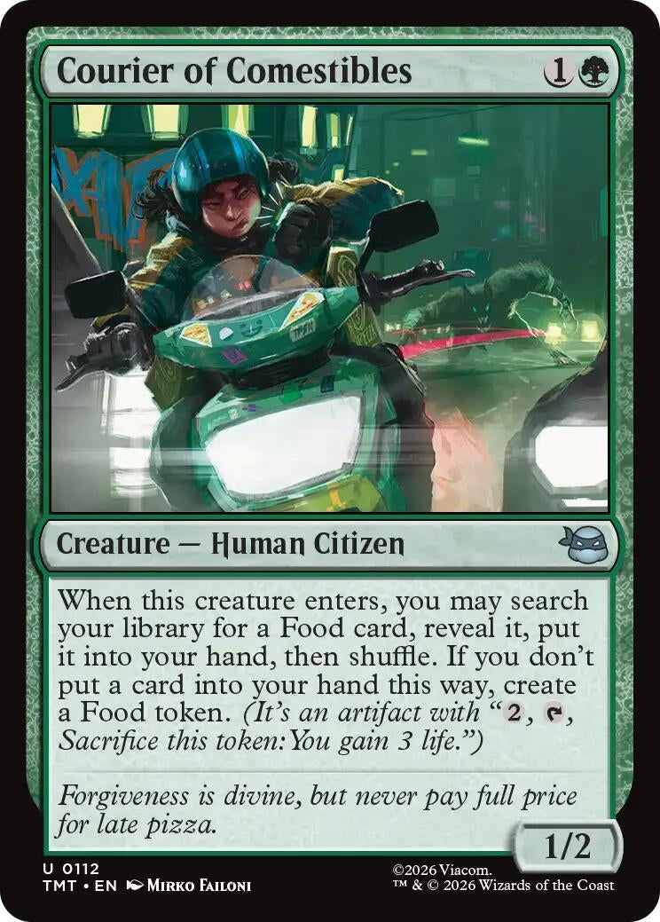 Image for Courier of Comestibles (112) (TMT) - Magic: The Gathering
