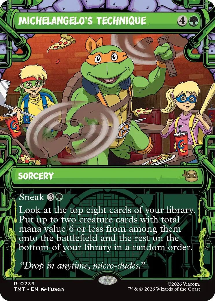 Image for Michelangelo's Technique (Showcase) (239) (TMT) - Magic: The Gathering