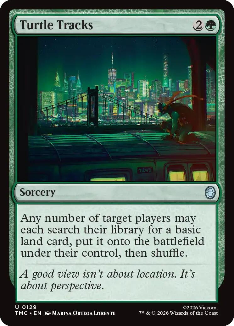 Image for Turtle Tracks (129) (TMC) - Magic: The Gathering