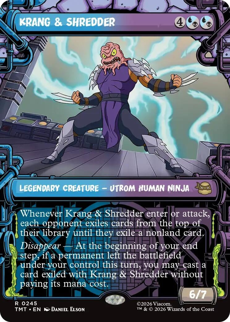 Image for Krang & Shredder (Showcase) (245) (TMT) - Magic: The Gathering