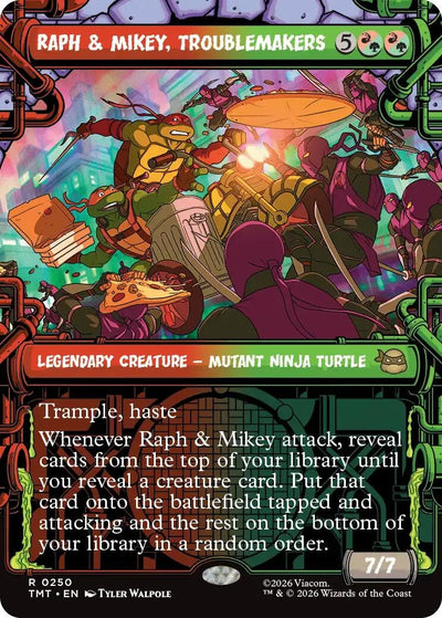 Raph & Mikey, Troublemakers (Showcase) (250) (TMT)