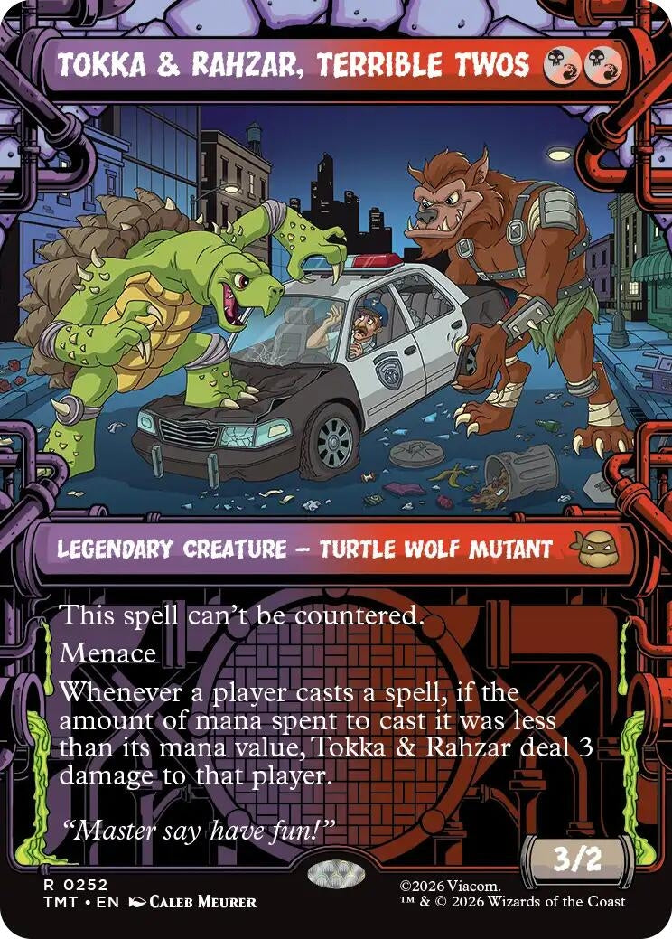 Image for Tokka & Rahzar, Terrible Twos (Showcase) (252) (TMT) - Magic: The Gathering