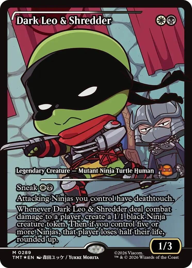 Image for Dark Leo & Shredder (Showcase) (289) (TMT) - Magic: The Gathering