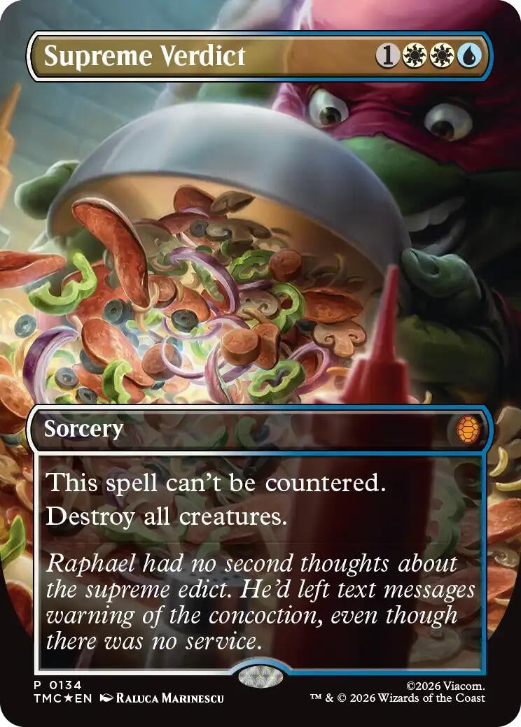 Image for Supreme Verdict (Borderless) (134) (TMC) - Magic: The Gathering