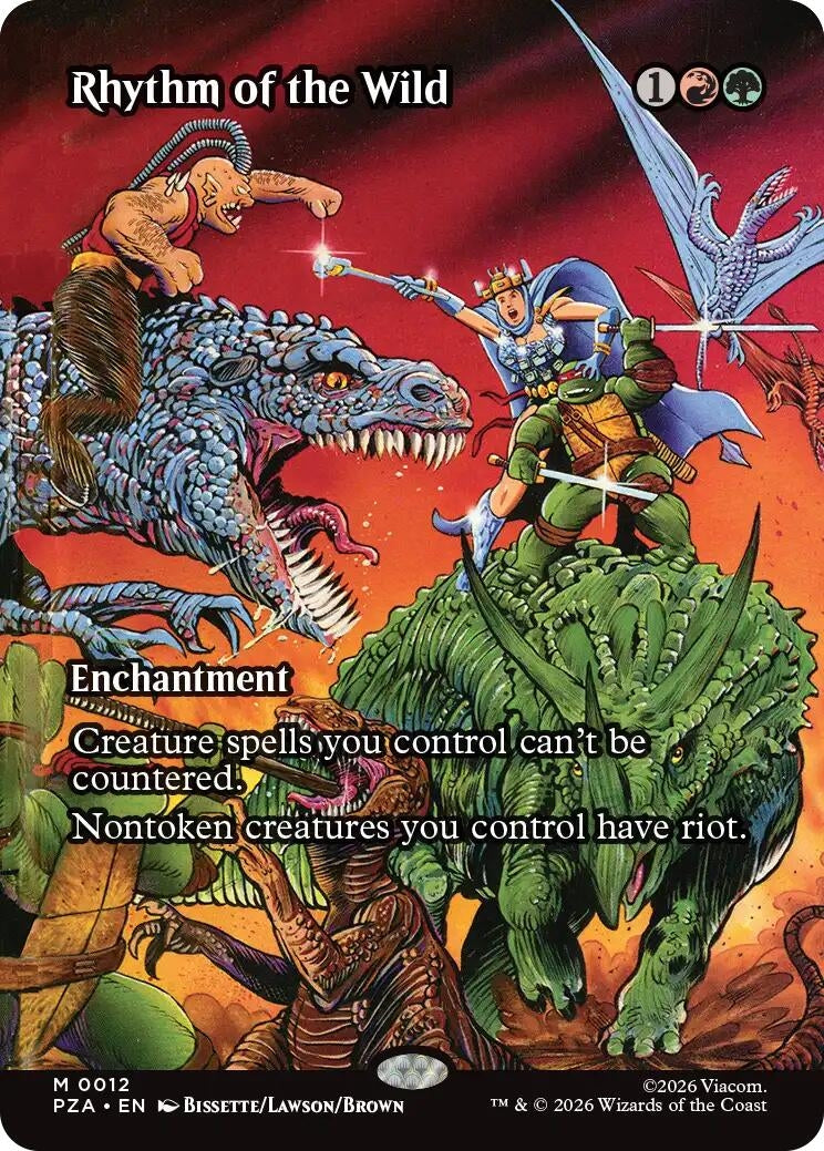 Image for Rhythm of the Wild (Borderless) (12) (PZA) - Magic: The Gathering