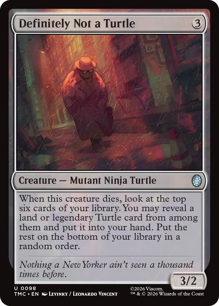 Image for Definitely Not a Turtle (98) (TMC) - Magic: The Gathering