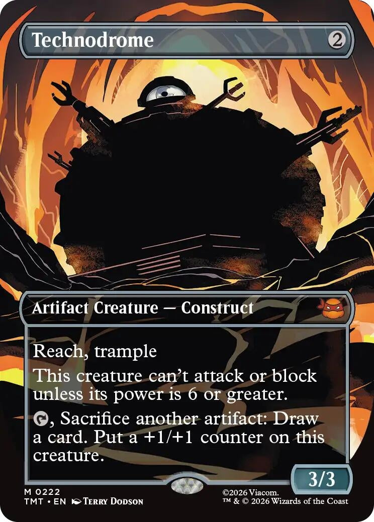 Image for Technodrome (Borderless) (222) (TMT) - Magic: The Gathering