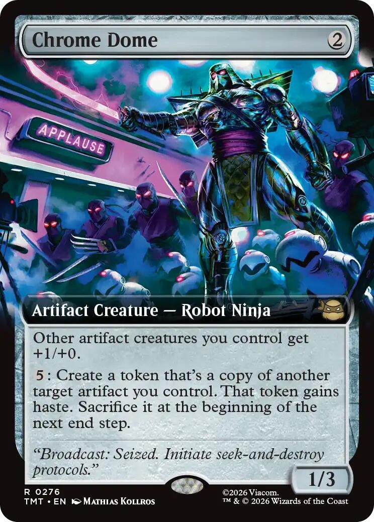 Image for Chrome Dome (Extended Art) (276) (TMT) - Magic: The Gathering