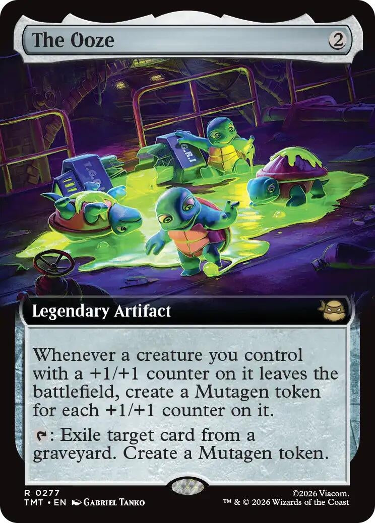 Image for The Ooze (Extended Art) (277) (TMT) - Magic: The Gathering