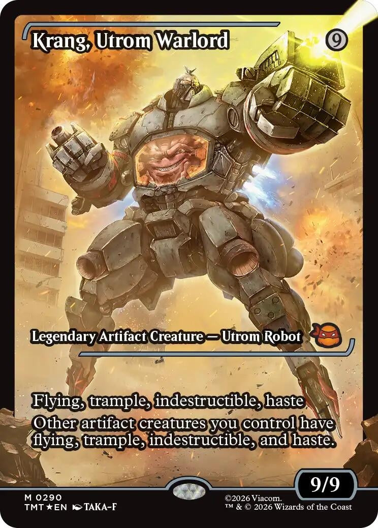 Image for Krang, Utrom Warlord (Showcase) (290) (TMT) - Magic: The Gathering