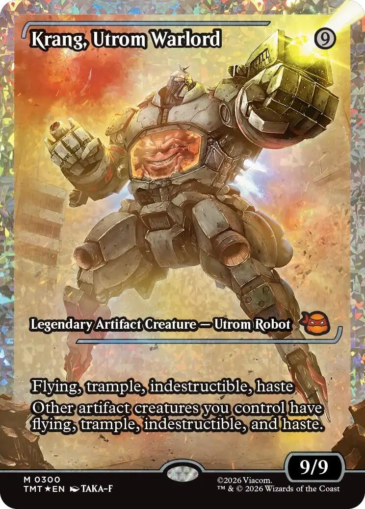 Image for Krang, Utrom Warlord (Showcase) (Fracture Foil) (300) (TMT) - Magic: The Gathering