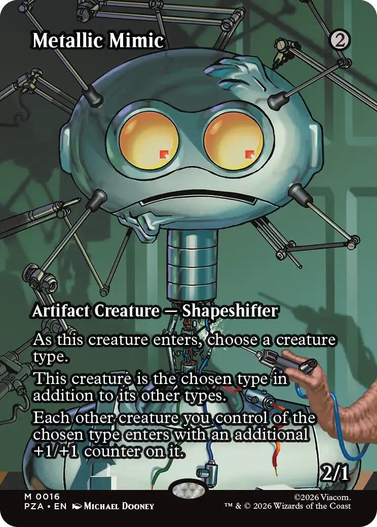Image for Metallic Mimic (Borderless) (16) (PZA) - Magic: The Gathering