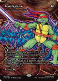 Image for Leo's Katana - Sword of Sinew and Steel (Borderless) (18) (PZA) - Magic: The Gathering