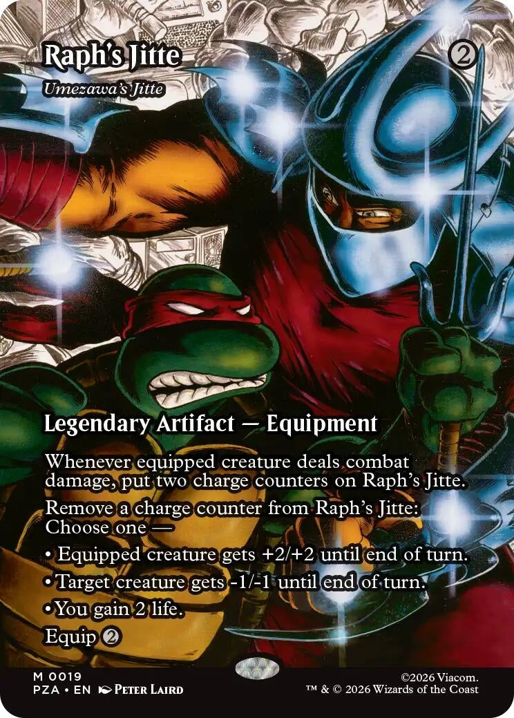Image for Raph's Jitte - Umezawa's Jitte (Borderless) (19) (PZA) - Magic: The Gathering