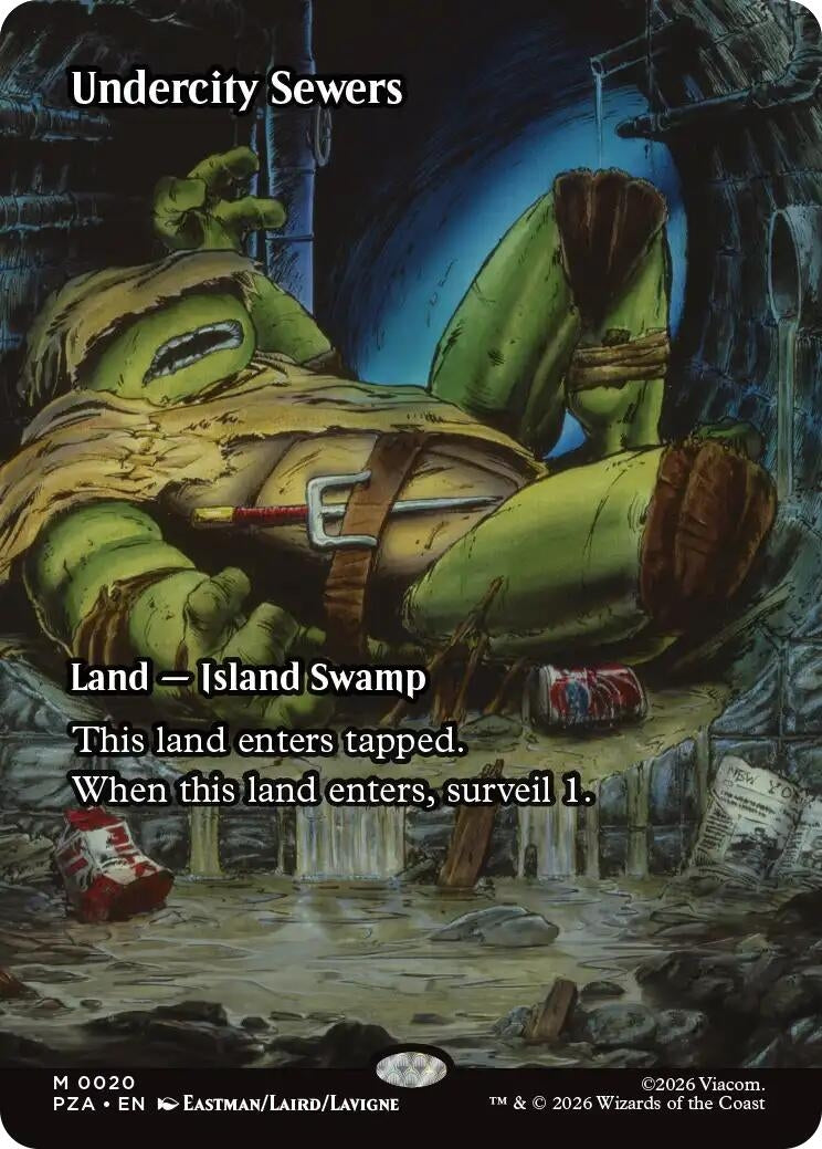Image for Undercity Sewers (Borderless) (20) (PZA) - Magic: The Gathering