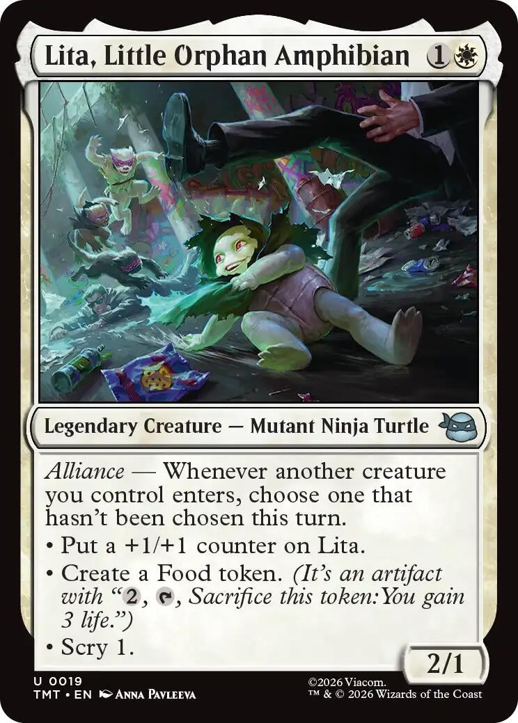 Image for Lita, Little Orphan Amphibian (19) (TMT) - Magic: The Gathering