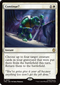 Image for Continue? (7) (TMC) - Magic: The Gathering