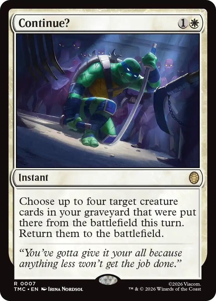 Image for Continue? (7) (TMC) - Magic: The Gathering
