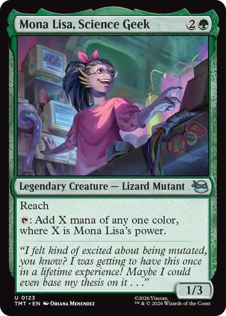 Image for Mona Lisa, Science Geek (123) (TMT) - Magic: The Gathering