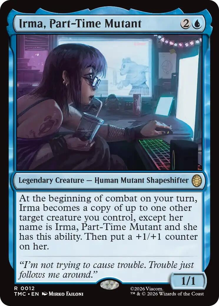 Image for Irma, Part-Time Mutant (12) (TMC) - Magic: The Gathering