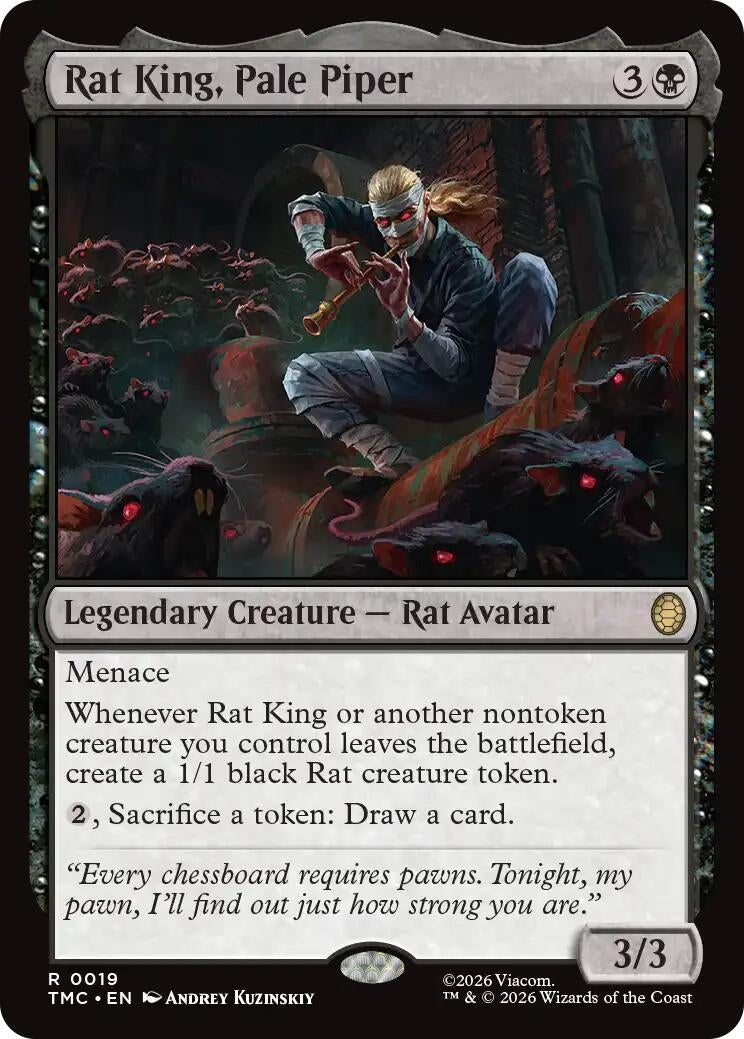 Image for Rat King, Pale Piper (19) (TMC) - Magic: The Gathering