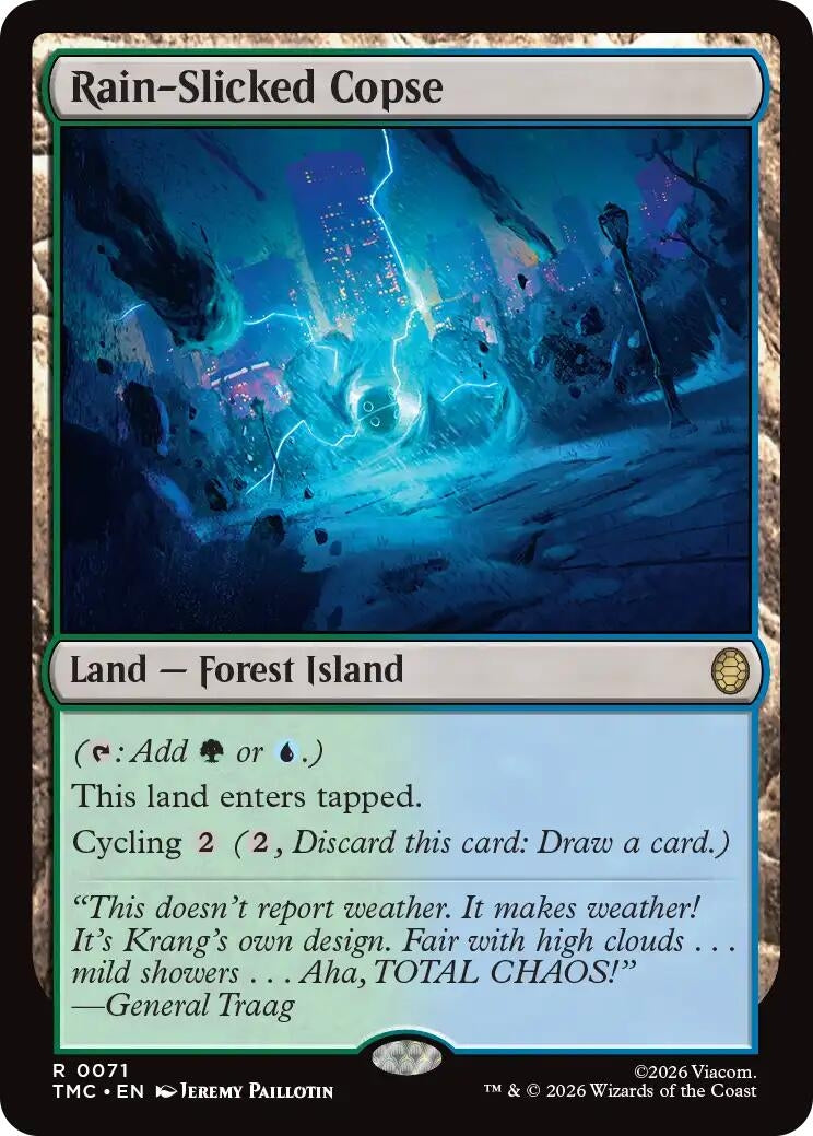 Image for Rain-Slicked Copse (71) (TMC) - Magic: The Gathering