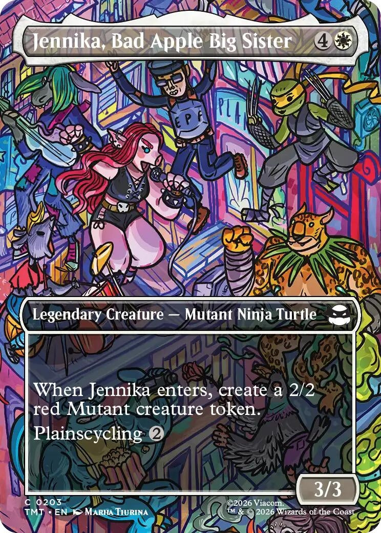 Image for Jennika, Bad Apple Big Sister (Borderless) (203) (TMT) - Magic: The Gathering