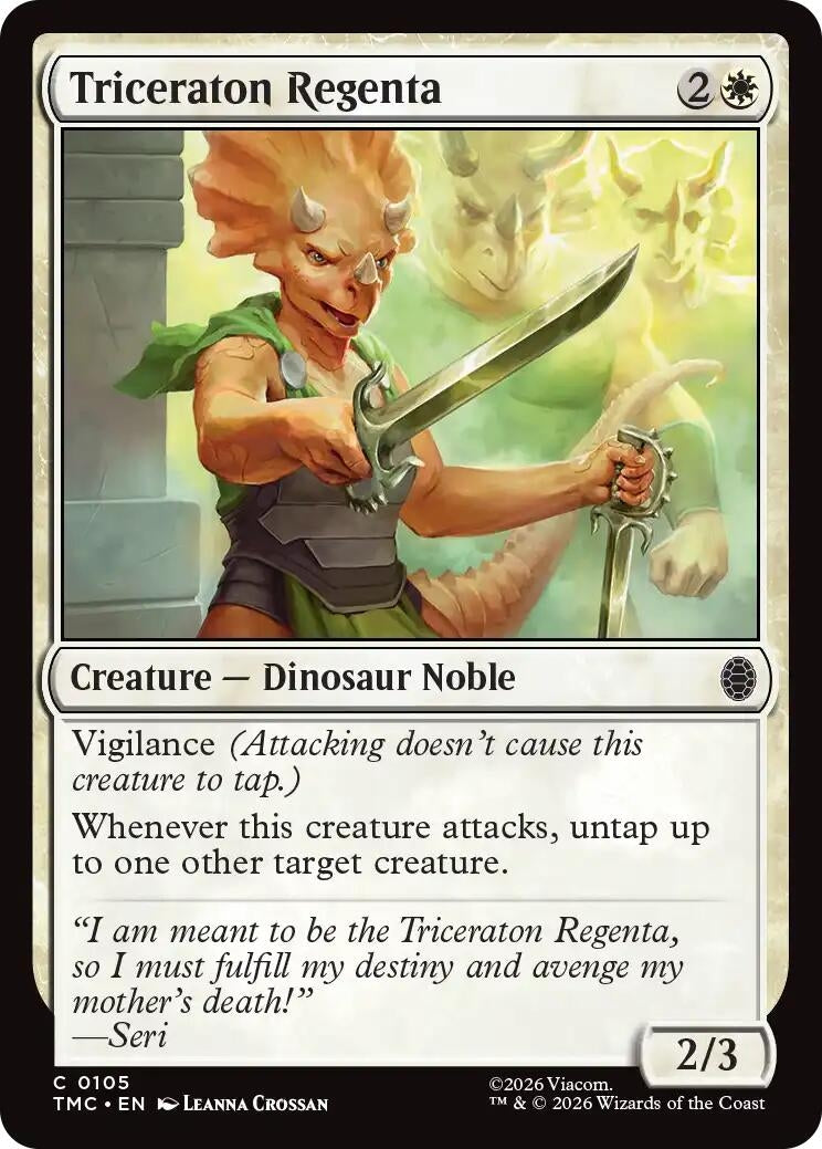 Image for Triceraton Regenta (105) (TMC) - Magic: The Gathering